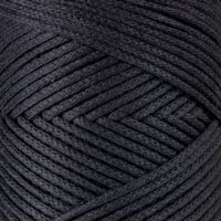 Macrame Cotton 2mm - BLACK - Slika 2