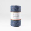 Macrame Glitter Cotton 2mm - BLUE with SILVER