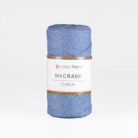 Macrame Cotton 2mm - LIGHT BLUE