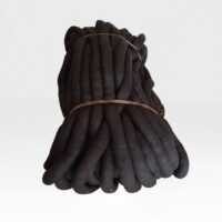 Chubby tube yarn - BLACK