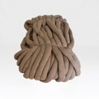 Chubby tube yarn COFFEE