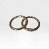 O-ring kopča velika (set 2 kom) - zlatna