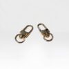 Carabiner clip for bag (set of 2 pcs) - gold