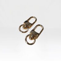 Karabiner kopča za torbu (set 2 kom) - zlatna - Slika 2