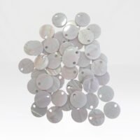 Okrugle sedefaste perlice s rupicom (set 50 kom) – 20 mm