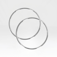 D-handle for bag (set of 2) - silver (Kopiraj)